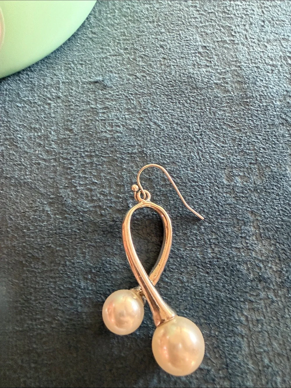 Elegant Silver Toned Pearl Drop Earrings - Fashion Women’s Jewelry